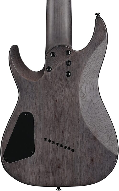 Schecter Omen Elite-8 Multiscale Electric Guitar, 8-String, Blue Burst, Body Straight Back