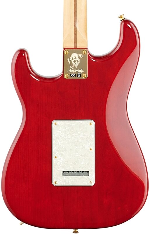 Fender Tash Sultana Stratocaster Electric Guitar (with Gig Bag), Transparent Cherry, Body Straight Back