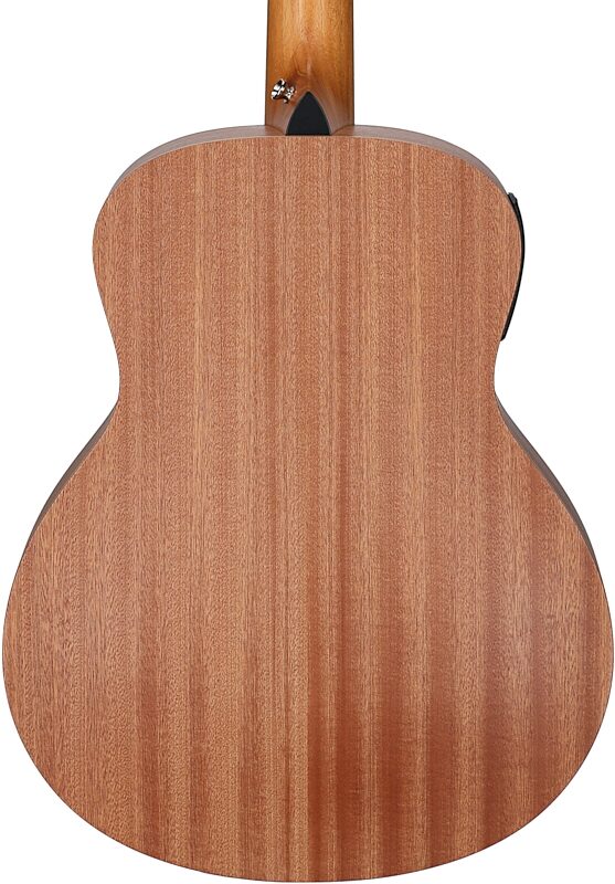 Taylor GS Mini-e Special Edition Mini Grand Symphony Acoustic-Electric Guitar (with Gig Bag), Paisley Burst, Body Straight Back