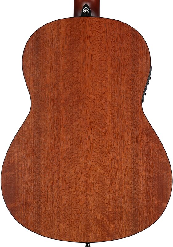 Yamaha CGX122MS Spruce Top Classical Acoustic-Electric Guitar, Natural, Body Straight Back