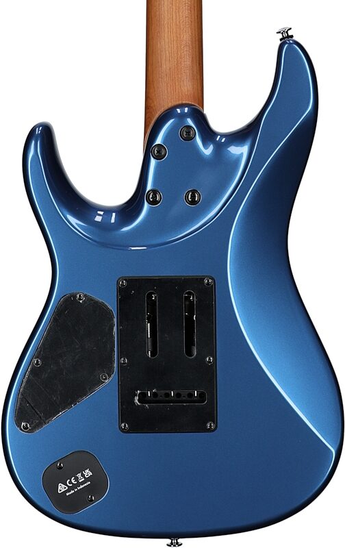 Ibanez Premium AZ42P1 Electric Guitar (with Gig Bag), Prussian Blue Metallic, Body Straight Back