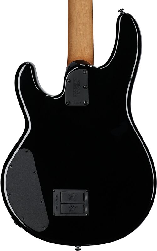 Ernie Ball Music Man StingRay Special HH Electric Bass (with Case), Black, Body Straight Back
