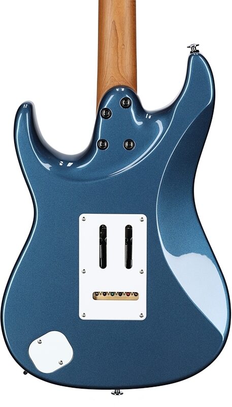 Ibanez AZ2204N Prestige Electric Guitar (with Case), Prussian Blue Metal, Body Straight Back