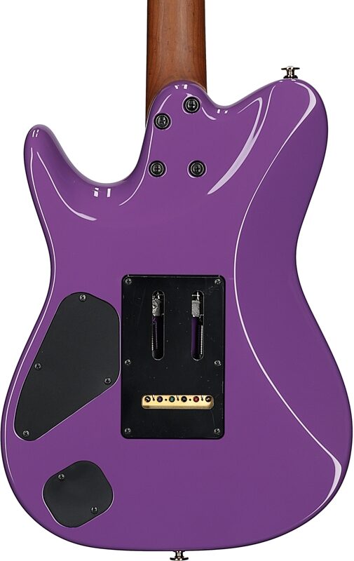 Ibanez LB1 Lari Basilio Electric Guitar (with Case), Violet, Body Straight Back