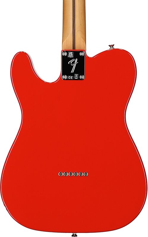Fender Player II Telecaster Electric Guitar, with Maple Fingerboard, Coral Red, Body Straight Back