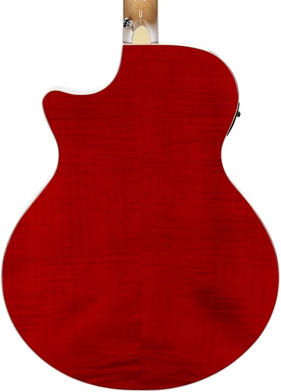 Ibanez AE170 Acoustic-Electric Guitar, Natural Hi Gloss, Body Straight Back