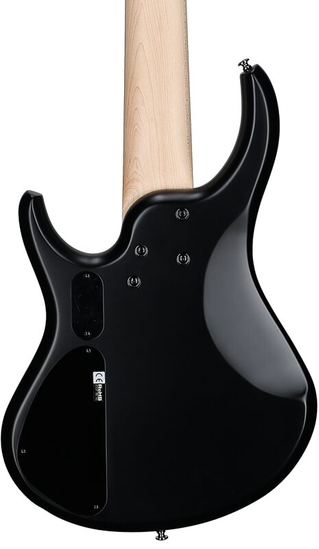 MTD Kingston Super 5 Electric Bass, 5-String (with Laurel Fingerboard), Black, Body Straight Back