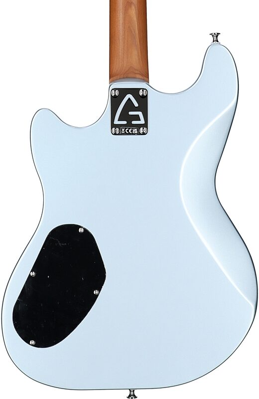 Guild Surfliner Deluxe Electric Guitar, Glacier Blue Metallic, Body Straight Back