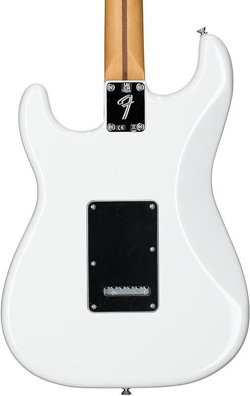 Fender Player II Stratocaster Electric Guitar, with Rosewood Fingerboard, Polar White, Body Straight Back