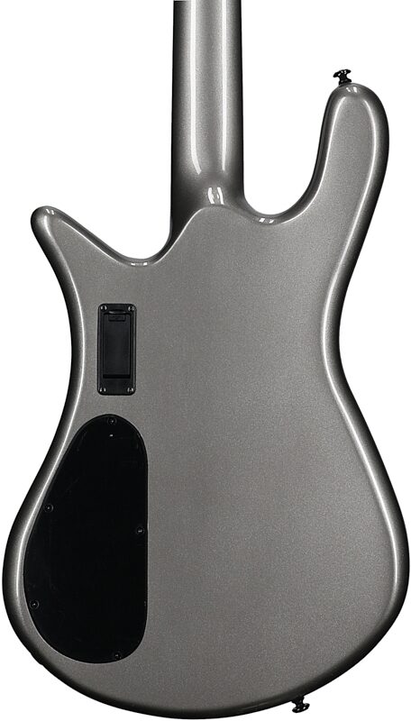 Spector NS Dimension Multi-Scale 4-String Bass Guitar (with Bag), Gunmetal Gloss, Body Straight Back