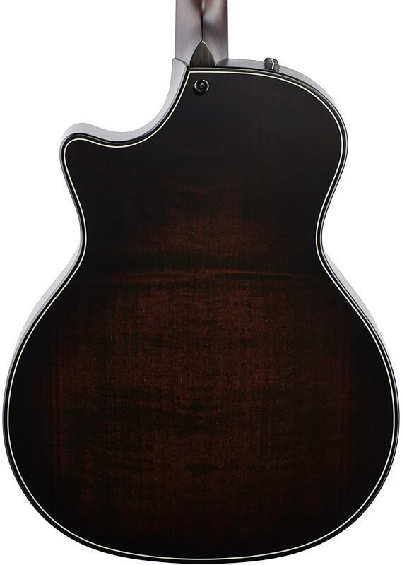 Taylor Builder's Edition 324ce Grand Auditorium Acoustic-Electric Guitar (with Case), Kona Burst, Body Straight Back