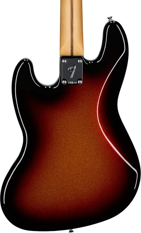 Fender Player II Jazz Electric Bass, with Rosewood Fingerboard, Sparkle 3-Color Sunburst, Body Straight Back