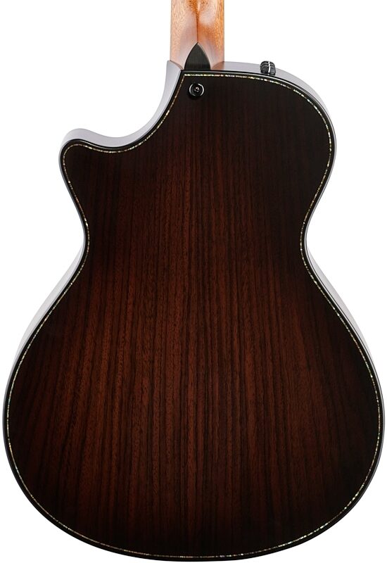 Taylor Builder's Edition 912ce Grand Concert Cutaway Acoustic-Electric Guitar, Natural, Body Straight Back