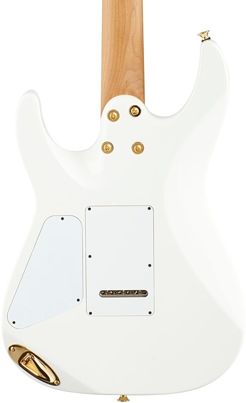Charvel Pro-Mod Dinky DK24 HSS 2PT CM Electric Guitar, Snow White, Body Straight Back