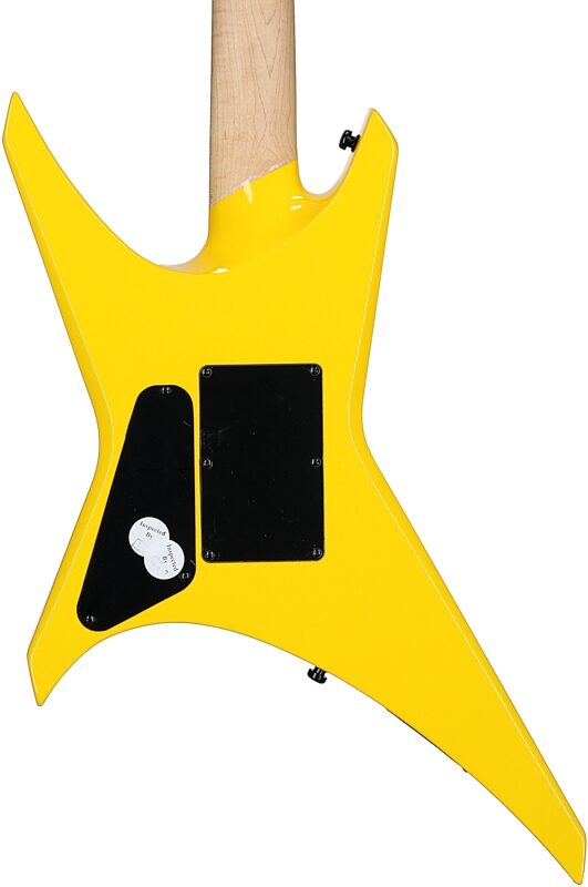Jackson Dave Davidson Warrior WR7 Electric Guitar, 7-String (with Gig Bag), Ferrari Yellow, Body Straight Back