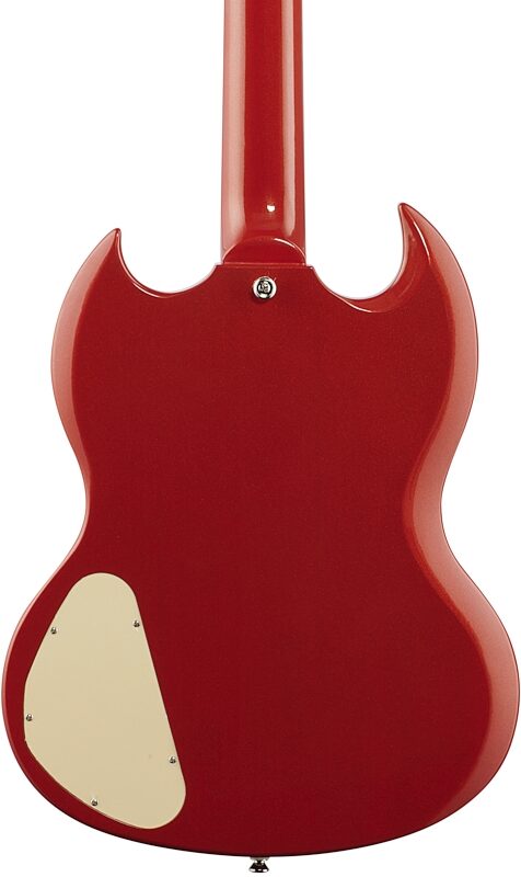 Epiphone SG Muse Electric Guitar, Scarlet Red Metallic, Body Straight Back