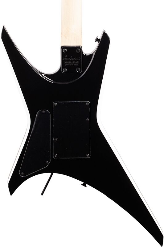 Jackson JS Series Warrior JS32 Electric Guitar, Amaranth Fingerboard, Black with White Bevels, Body Straight Back