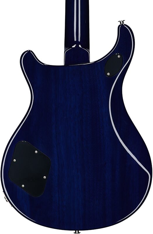 PRS Paul Reed Smith S2 McCarty 594 Electric Guitar (with Gig Bag), Faded Gray Black Blue Burst, Body Straight Back