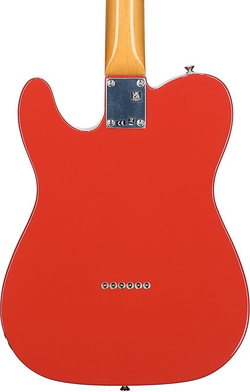 Fender Vintera II '60s Telecaster Electric Guitar, Rosewood Fingerboard (with Gig Bag), Fiesta Red, Body Straight Back