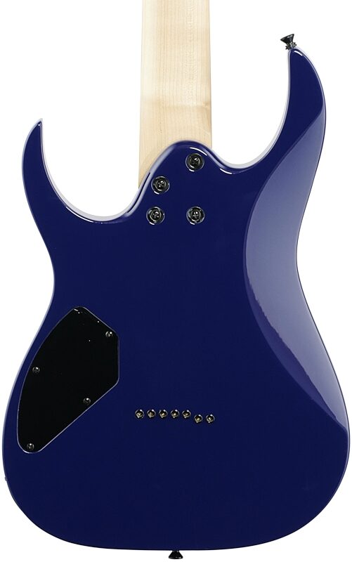 Ibanez GRG7221QA Gio Electric Guitar, Transparent Blue Burst, Body Straight Back