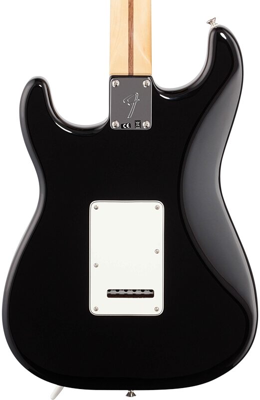 Fender Player Stratocaster HSS Electric Guitar (Maple Fingerboard), Black, Body Straight Back