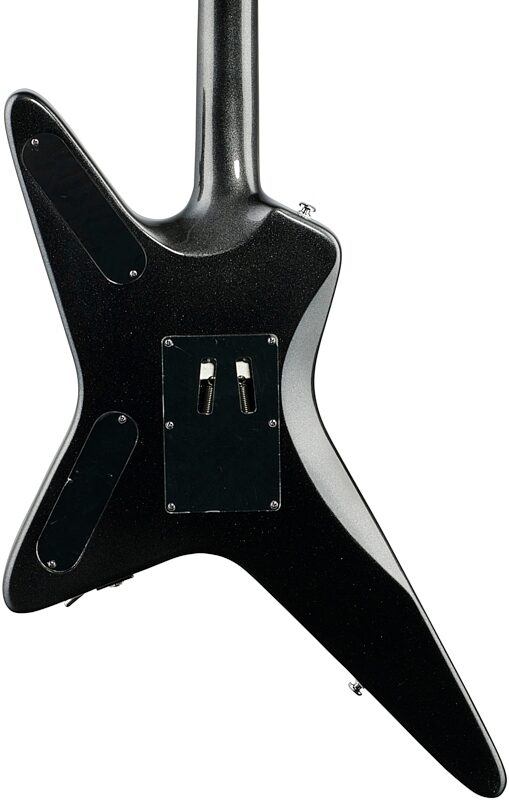 Kramer Tracii Guns Gunstar Voyager Electric Guitar (with Gig Bag), Black Metal, Custom Graphics, Body Straight Back