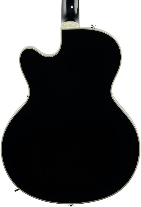 Epiphone Emperor Swingster Electric Guitar, Black Aged Gloss, Body Straight Back