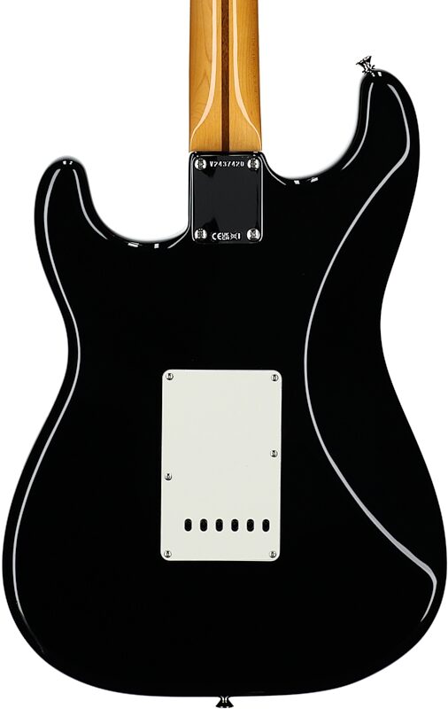 Fender American Vintage II 1957 Stratocaster Electric Guitar, with Maple Fingerboard (and Case), Black, Body Straight Back