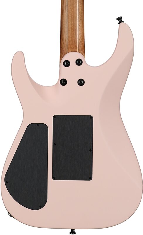 Jackson American Series Virtuoso Electric Guitar (with Case), Satin Shell Pink, Body Straight Back