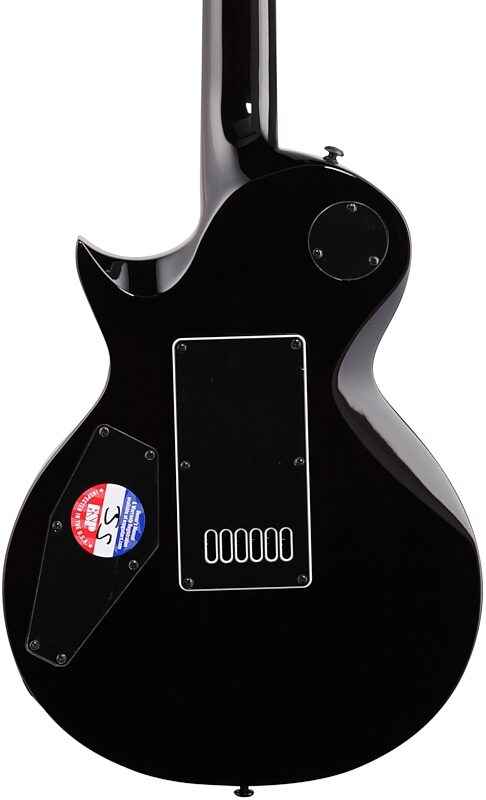 ESP LTD EC-1000ETFM Electric Guitar, See Thru Black, Body Straight Back