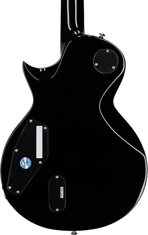ESP LTD Deluxe EC-1000 Fluence Electric Guitar, Black, Body Straight Back