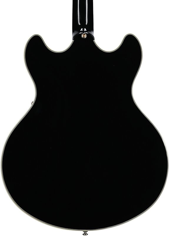 Sire Larry Carlton H7 Semi-Hollowbody Electric Guitar, Black, Body Straight Back