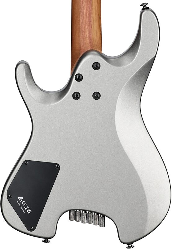 Ibanez QX52 Electric Guitar (with Gig Bag), Metallic Gray Matte, Body Straight Back