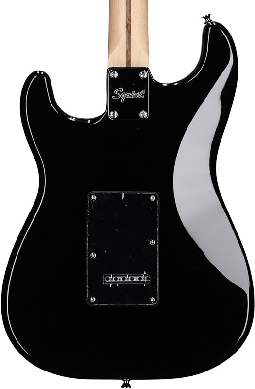 Squier Sonic Stratocaster HSS Electric Guitar, Black, Body Straight Back