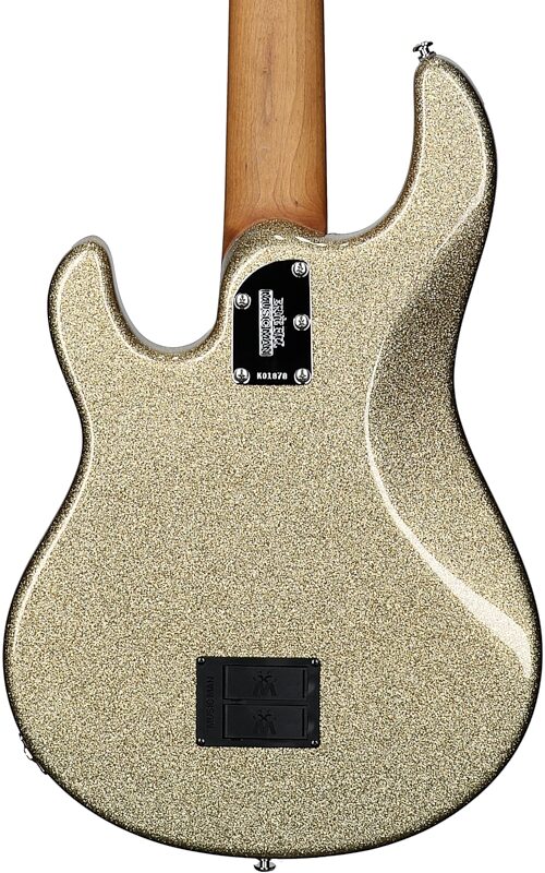 Ernie Ball Music Man StingRay 5 Special Electric Bass, 5-String (with Case), Genius Gold, Body Straight Back