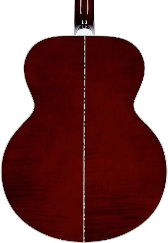 Gibson SJ-200 Standard Maple Jumbo Acoustic-Electric Guitar (with Case), Autumnburst, Body Straight Back