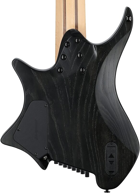 Strandberg Boden Original NX 8 Electric Guitar (with Gig Bag), Charcoal Black, Body Straight Back
