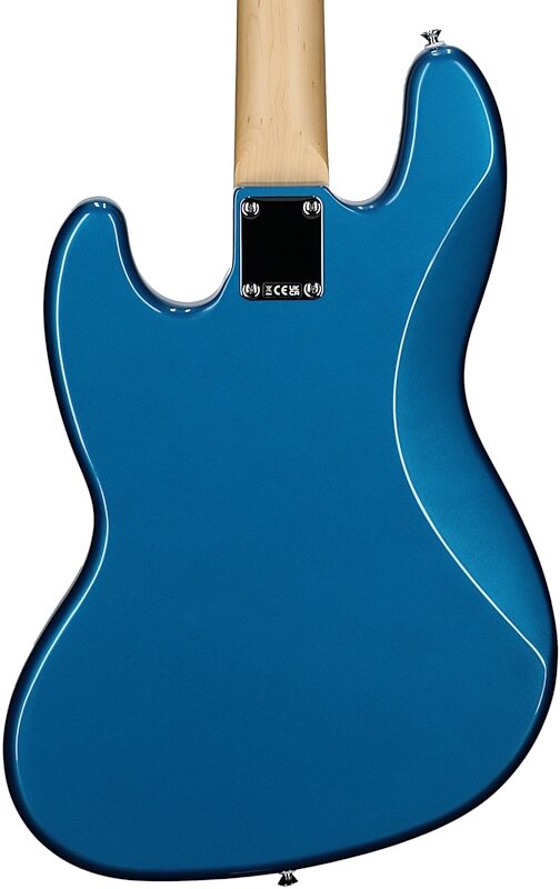 Fender Standard Jazz Bass Guitar, Maple Fingerboard, Aqua Marine Metallic, Body Straight Back