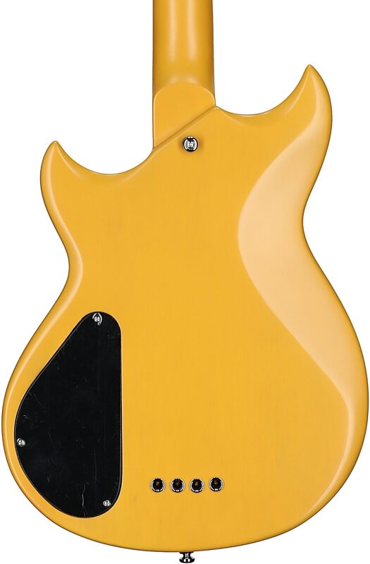 Reverend Mike Watt Wattplower MKII Electric Bass, Yellow, Body Straight Back