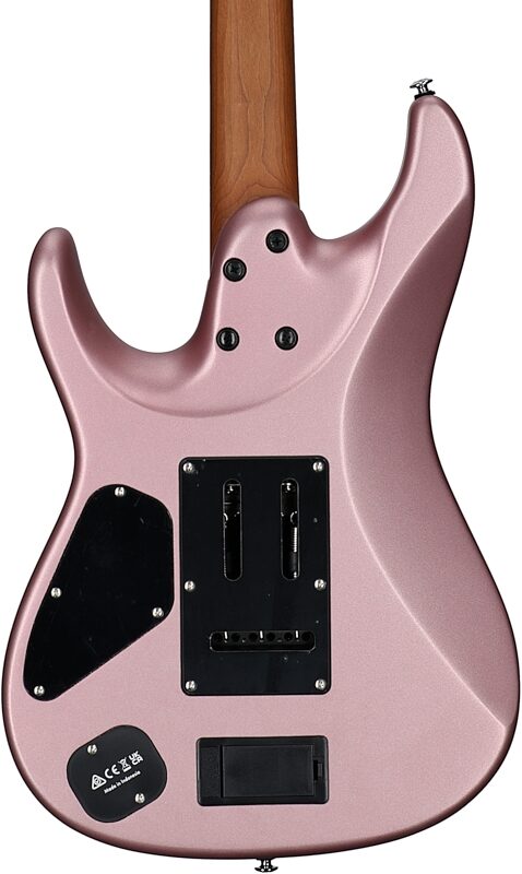 Ibanez TOD10 Tim Henson Electric Guitar (with Gig Bag), Metallic Mauve, Body Straight Back