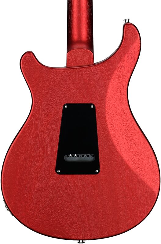 PRS Paul Reed Smith S2 Standard 24 Satin Pattern Thin Electric Guitar (with Gig Bag), Satin Red Apple Metallic, Body Straight Back