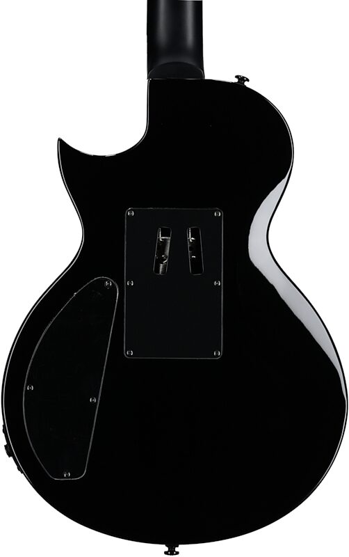 Kramer Assault 220FR Electric Guitar, Black with Red Bind, Body Straight Back