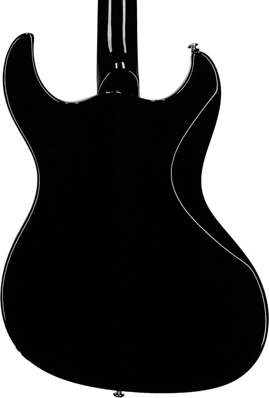Dunable Gnarwhal DE Electric Guitar (with Gig Bag), Black Gloss, Body Straight Back