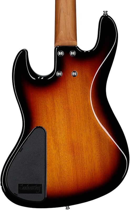 Sadowsky MetroExpress MV4 Electric Bass, Maple Fingerboard (with Gig Bag), Sunburst, Body Straight Back
