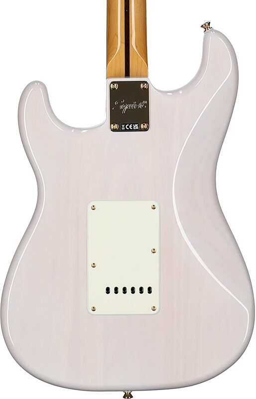 Squier Classic Vibe '50s Stratocaster Electric Guitar, with Maple Fingerboard, White Blonde, Body Straight Back