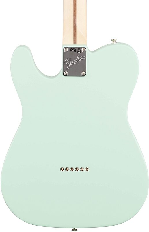 Fender American Performer Telecaster Humbucker Electric Guitar, Rosewood Fingerboard (with Gig Bag), Satin Surf Green, Body Straight Back