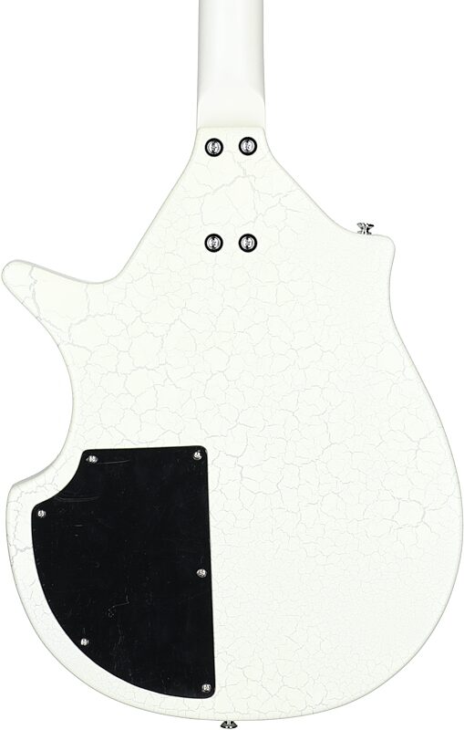 Danelectro Electric Sitar, White Crackle, Body Straight Back