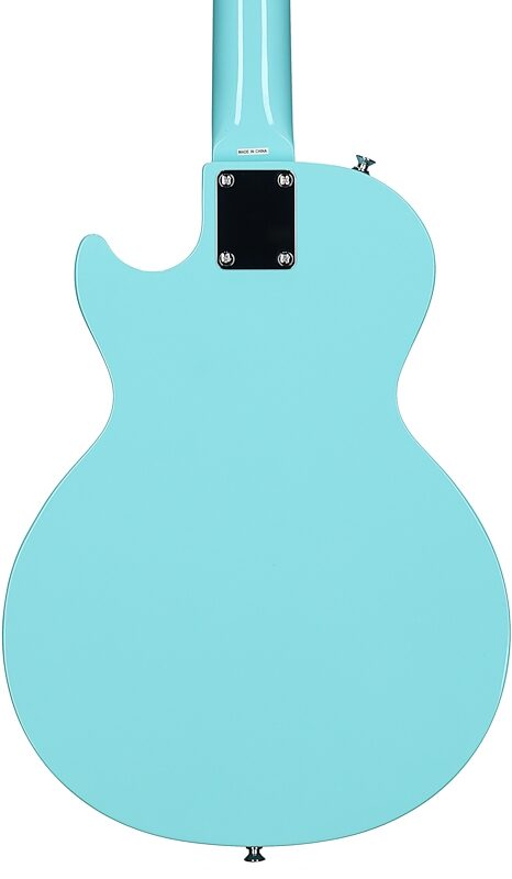 Epiphone Les Paul SL Electric Guitar Starter Pack (with Gig Bag), Pacific Blue, Body Straight Back