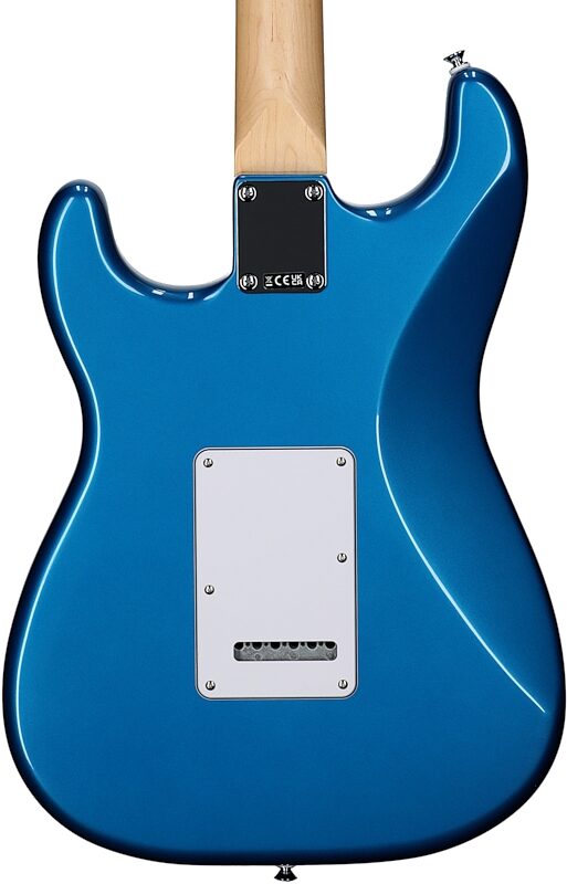 Fender Standard Stratocaster HSS Electric Guitar, with Maple Fingerboard, Aqua Marine Metallic, Body Straight Back