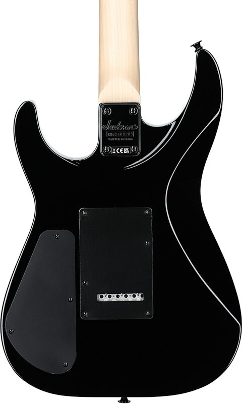 Jackson JS Series Dinky JS20 DKQ 2PT Electric Guitar, Transparent Blue, Body Straight Back